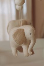 Handmade Elephants baby mobile - Image 9