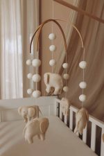 Handmade Elephants baby mobile - Image 5