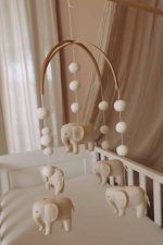 Handmade Elephants baby mobile - Image 11