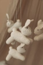 Handmade Crochet Bunny baby mobile - Image 4