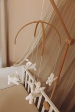 Handmade Crochet Bunny baby mobile - Image 5