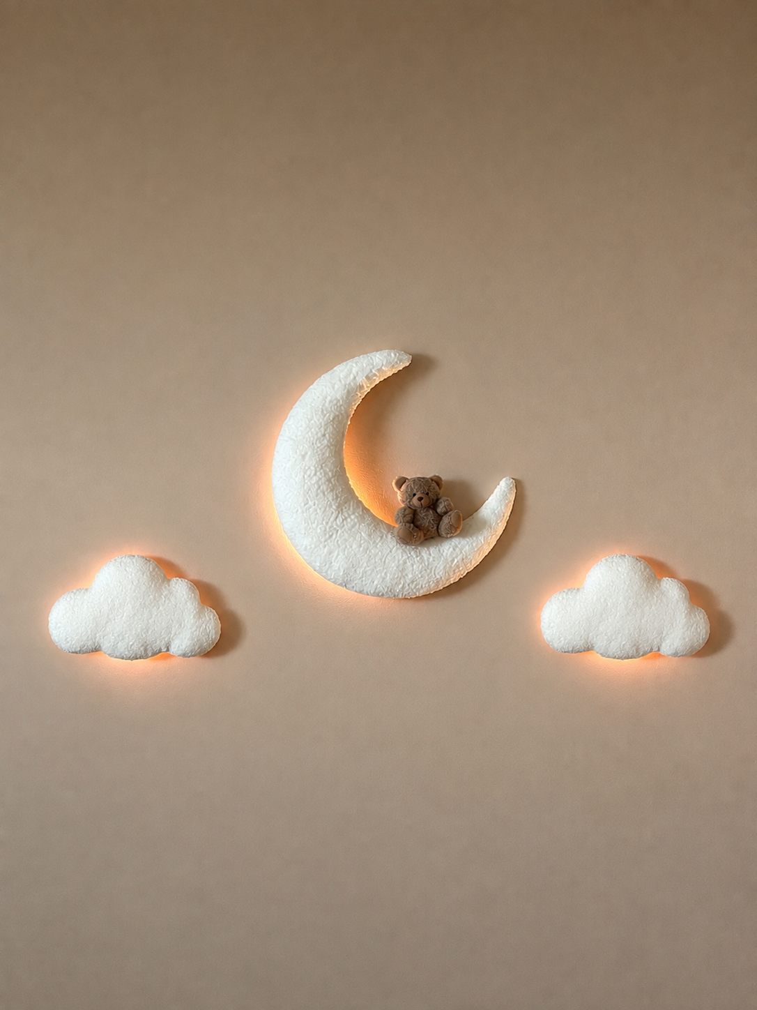 set of 3 wall lamps